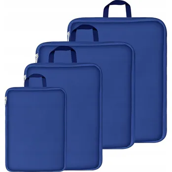 Organizér cestovní kompresní tašky do kufru 45 x 35 x 7 cm modrý