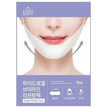 Pleťová maska KOREA! LOLO Zeštíhlující hydrogelová maska pro lifting V-linie obličeje a zpevnění brady 1 ks