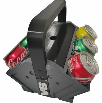 Stojan na víno Motor V6 na plechovky