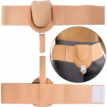 MEDICÍNSKÝ KYSELNÍKOVÝ PÁS PRO TŘÍSELNÉ HERNIE PRO LEVOU I PRAVOU STRANU 85-100cm BARVA