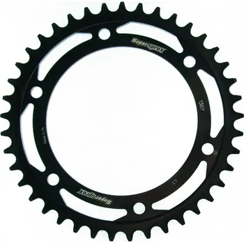 Řetězová sada pro motocykl Řetězová rozeta SUPERSPROX RFE-1307:41-BLK černý 41 zubů, 525