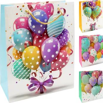 Junior Dárková taška 2090 velikost L 30 x 12 x 41,5 cm (mix vzorů Balónky)