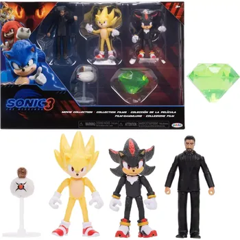 Figurka Sonic the Hedgehog 3 Movie Collection – sada 5 figurek 2,5”