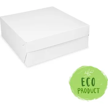 Jednorázové nádobí Krabice na dort 20 x 20 x 10 cm (50 ks v bal.) 595137