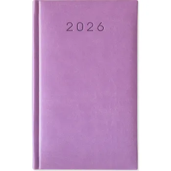 Kalendář Knižní kalendář 2026 A6 Scriba fialový