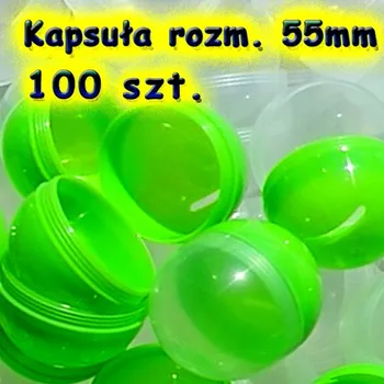 Sběratelství Kapsle / Pouzdra na mince ZELENÉ plastové 55mm 100ks