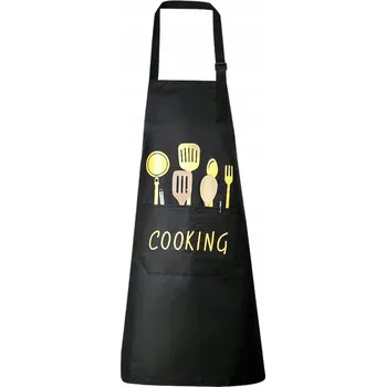 Kuchyňská zástěra ZÁSTĚRA KUCHYŇSKÁ VODĚODOLNÁ S KAPSY UNIVERZÁLNÍ NA GRIL