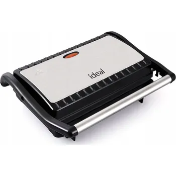 Kuchyňský gril Kontaktní elektrický gril Ideal IK1701 stříbrný/šedý 1500 W