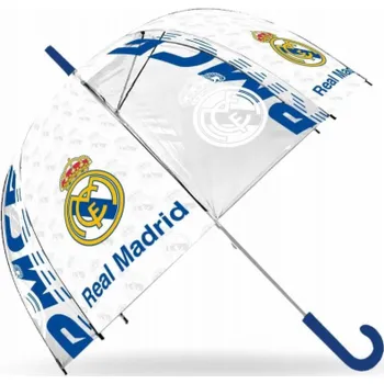Kids Euroswan Průhledný manuální deštník Realu Madrid