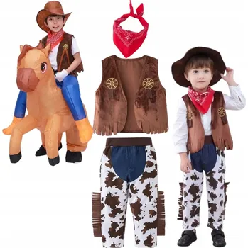 Karnevalový kostým Kostým Kovboj Hopki, velikost 98-104