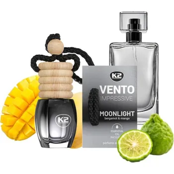 Vůně do auta K2 Vento Impressive Moonlight Osvěžovač Vzduchu do Auta 8 ml