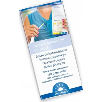 Diagnostický test DR JACOBS Lakmusové papírky 120 KS TESTOVÁNÍ PH