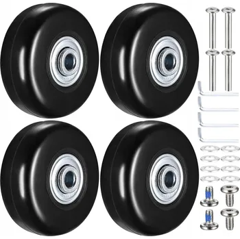 Příslušenství k zahradní technice 4x Náhradní kolečko ke kufru Zavazadlové kolo Odolná sada koleček