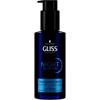 Pleťový krém Gliss Kur Night Aqua Revive noční elixír