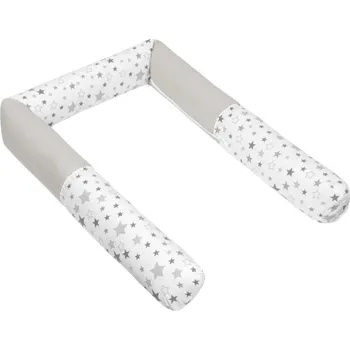 přebalovací pult a komoda Bellatex Mantinel do postele - VÁLEC Hvězda šedá, bílá