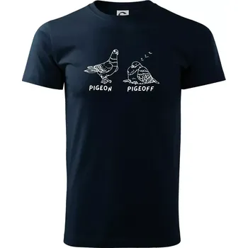 Pigeon pigeoff - Triko extra velké (5-8XL) - 7XL ( Námořní modrá (velmi tmavá - téměř černá) )