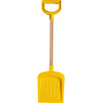 Lopata Androni Lopata s dřevěnou násadou a rukojetí - délka 53 cm, žlutá