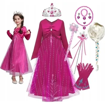 Karnevalový kostým Kostým Elsa Ledové Království Hopki vel. 134-140