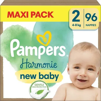 Plenkové kalhoty Pampers Harmonie Size 2 jednorázové pleny 4-8 kg 96 ks