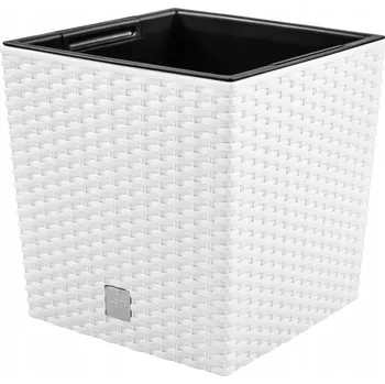 Květináč Bílý plast Květináč Prosperplast 40,8 cm x 40 x 40,8 cm