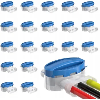 VODOTĚSNÉ KABELOVÉ SPOJKY PRO ROBOTICKÉ SEKAČKY, KOMPATIBILNÍ, 20 KUSŮ