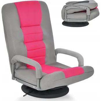 Křeslo Podlahové křeslo do obýváku, otočná nastavitelná čalouněná pohovka/křeslo