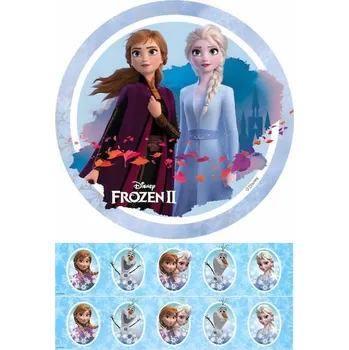 Přisada na vaření a pečení Ledové království 7 - jedlý papír - Úprava na přání +20 Kč / Jedlý papír / Bez decor gelu