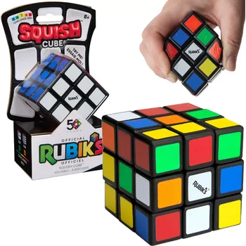 Hlavolam Pěnová kostka RUBIK’S Squish Cube 3×3 pro děti od 8 let