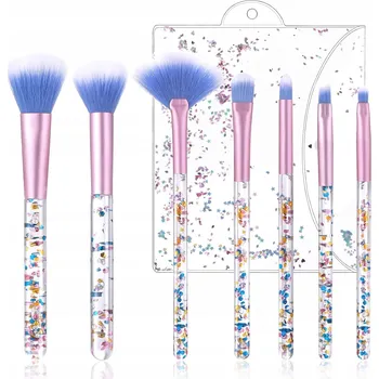 Kosmetický štětec ZESTAW PĘDZLI DO MAKIJAŻU 7 SZTUK ŠTĚTCŮ NA LÍČENÍ OČÍ OBLIČEJE