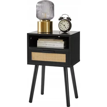 Konferenční stolek Kávový stolek IBU čtvercový 39 x 29 x 60 cm černý