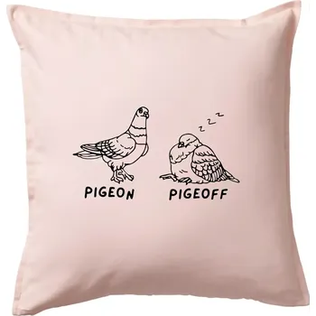 Polštář Pigeon pigeoff - Polštář 50x50 - 50x50 - Pouze potah ( Světle růžová )