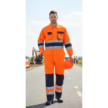 Portwest Kombinéza CORBET, různé barvy Velikost L oranžová/navy