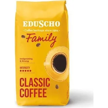 Káva EDUSCHO Káva Family, pražená, zrnková, 750 g, EDUSCHO 537816 595023