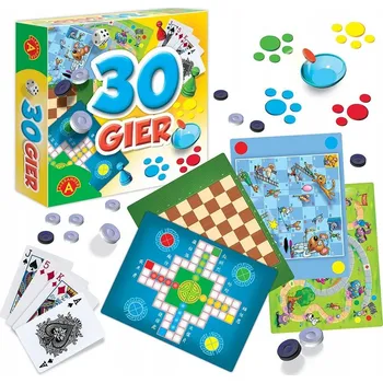 Desková hra Společenská hra 30 her sada společenských her deskové hry společenské vzdělávací hra pro děti deskové hry pro dospělé logické hry pro děti Alexander