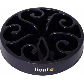 Miska pro psa MISKA SPOWALNIAJĄCA JEDZENIE DLA PSA PROTISKLUZOVÁ AŽ DO 100 STUPŇŮ, ČERNÁ