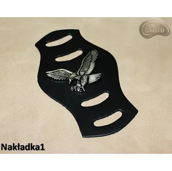 Zavazadlo na motocykl Kožená podložka/návlek na popruh motocyklového kufru SAKO