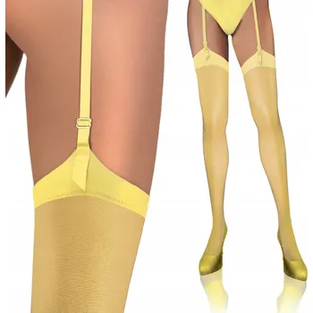 Dámské punčochy Sesto Senso dámské punčochy k podvazkovému pásu, polomatné, 20 DEN, velikost 3/4