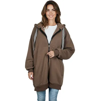 Dámská mikina Aimainir Dámská mikina FREDERICA Barva: Hnědá, Velikost: L-XL