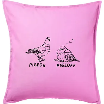 Polštář Pigeon pigeoff - Polštář 50x50 - 50x50 - Pouze potah ( Růžová )