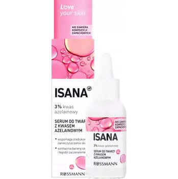 Pleťové sérum ISANA Sérum na obličej s kyselinou azelaovou 3% Love Your Skin 30 ml