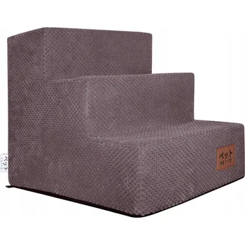 Obraz PETTO Schůdky pro psa Takai 3 stupně vřesové