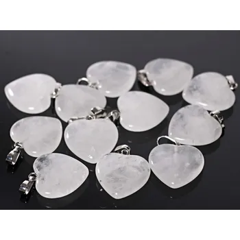 Přívěsek Magieprirody.cz Přívěsek srdce Křišťál 20x20 #ZM105