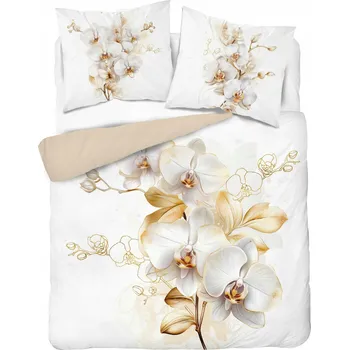 Povlečení Holandské Povlečení 220x200 Květiny Orchidej Orchidej na světlém pozadí Holandsko