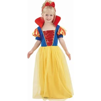 Karnevalový kostým Dětský kostým Trpasličí princezna (šaty s límcem, čelenka), velikost 92/104 cm