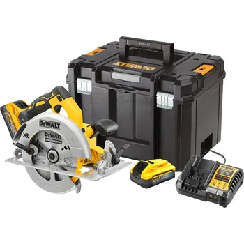 Okružní pila DeWALT DCS570H2T 2x 5,0 Ah + nabíječka + kufr