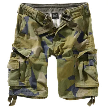 Kraťasy Brandit Vintage Cargo Shorts - swedish camo XXL
