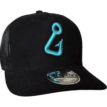 Kšiltovka Greyfish s 3D logem, tyrkysová