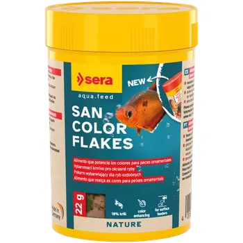 Krmivo pro rybičky Sera San Color Flakes 100ml (Sera San Nature 100ml | Krmení pro akvarijní rybičky)