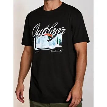 Pánské tričko Sinsay - Tričko s krátkým rukávem - černá - 878GP-99X - 878GP-99X-M