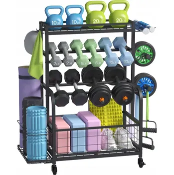 Stojan na závaží STOJAK NA HANTLE CIĘŻARY ORGANIZER TRNINGOWY 200 kg